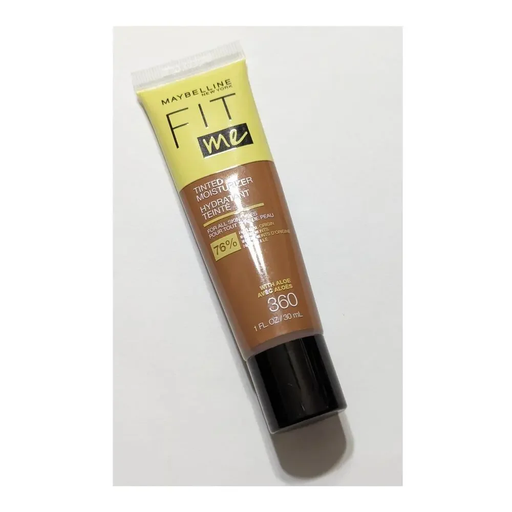 Maybelline Fit Me Tinted Moisturizer Natural Coverage with Aloe, #360, 1 Fl oz.